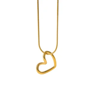18KT Love Heart Pendant Jewelry