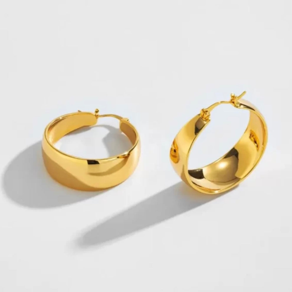 Fashion Geometric Hoop Earrings - Image 3