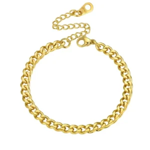 18k GOLD MIAMI CUBAN CHAIN BRACELET