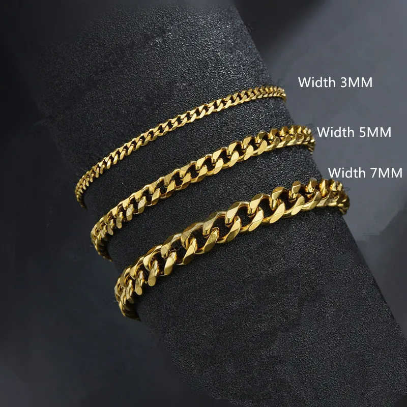 18k GOLD MIAMI CUBAN CHAIN BRACELET - Image 4