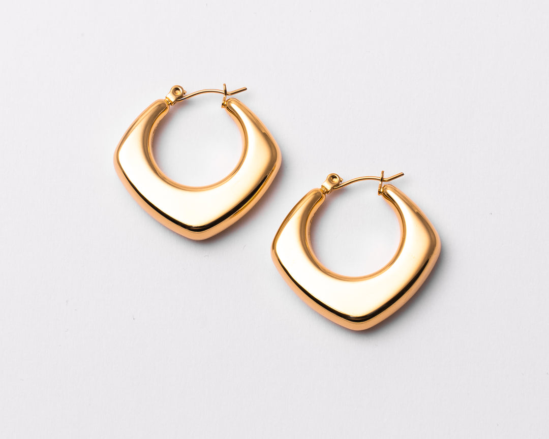 VALERIA GOLD HOOPS - Image 5