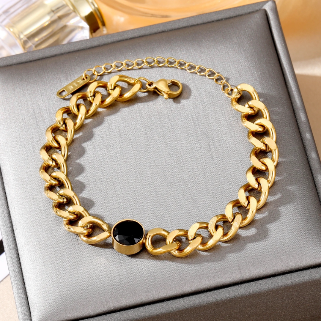 FARO CHUNKY CUBAN BRACELET/ 18K GOLD PLATED - Image 3
