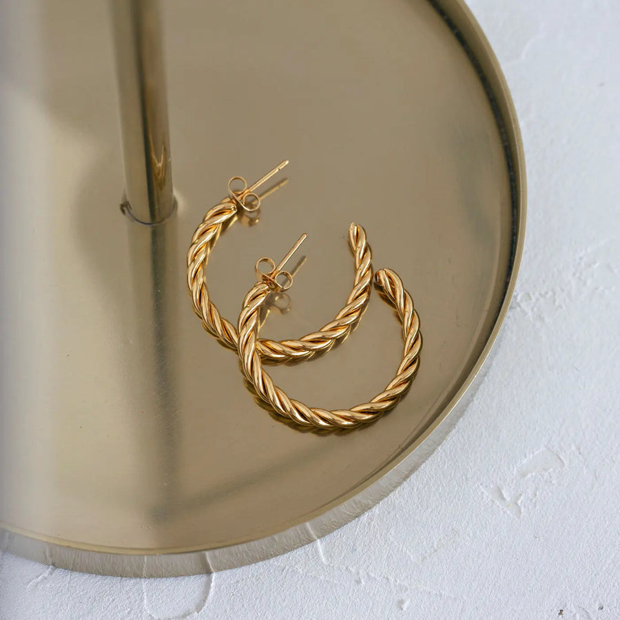 CHASINA HOOP EARRINGS - Image 2